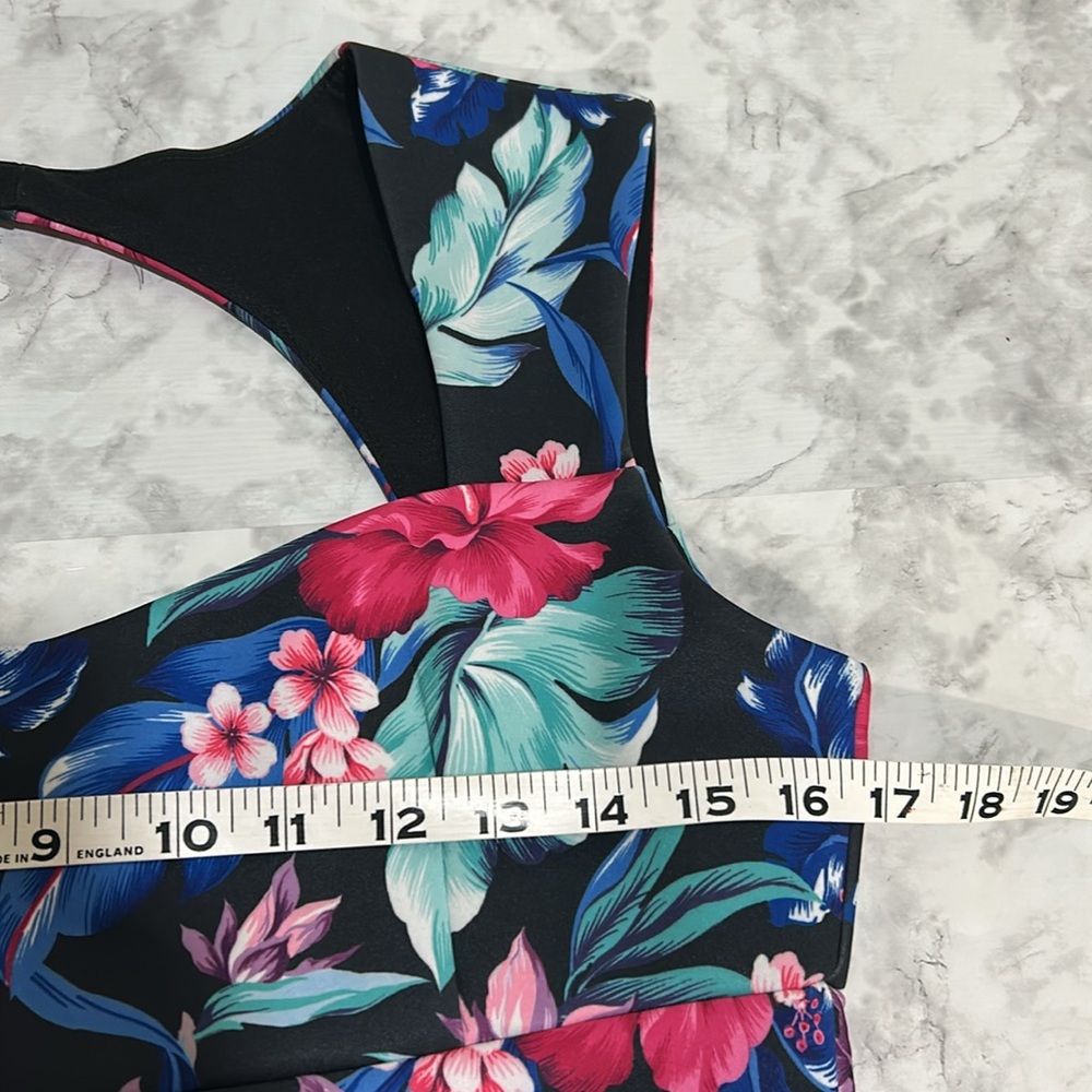 VENUS WOMENS SLEEVELESS MIDI FLORAL BACKLESS DRESS MULTICOLOR Sz 10 - Picture 10 of 12